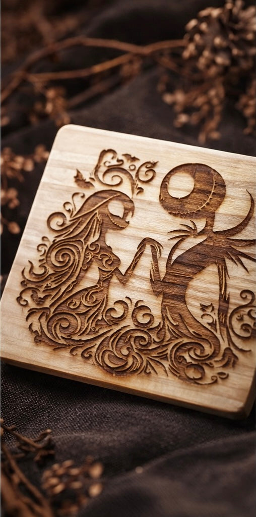Nightmare Before Christmas Wood Magnet Set