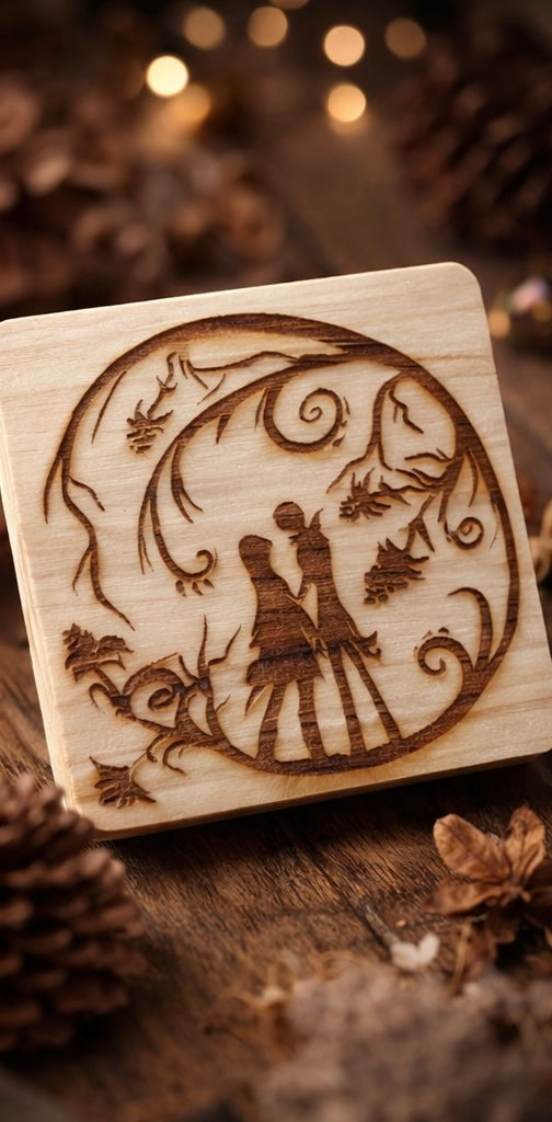 Nightmare Before Christmas Wood Magnet Set