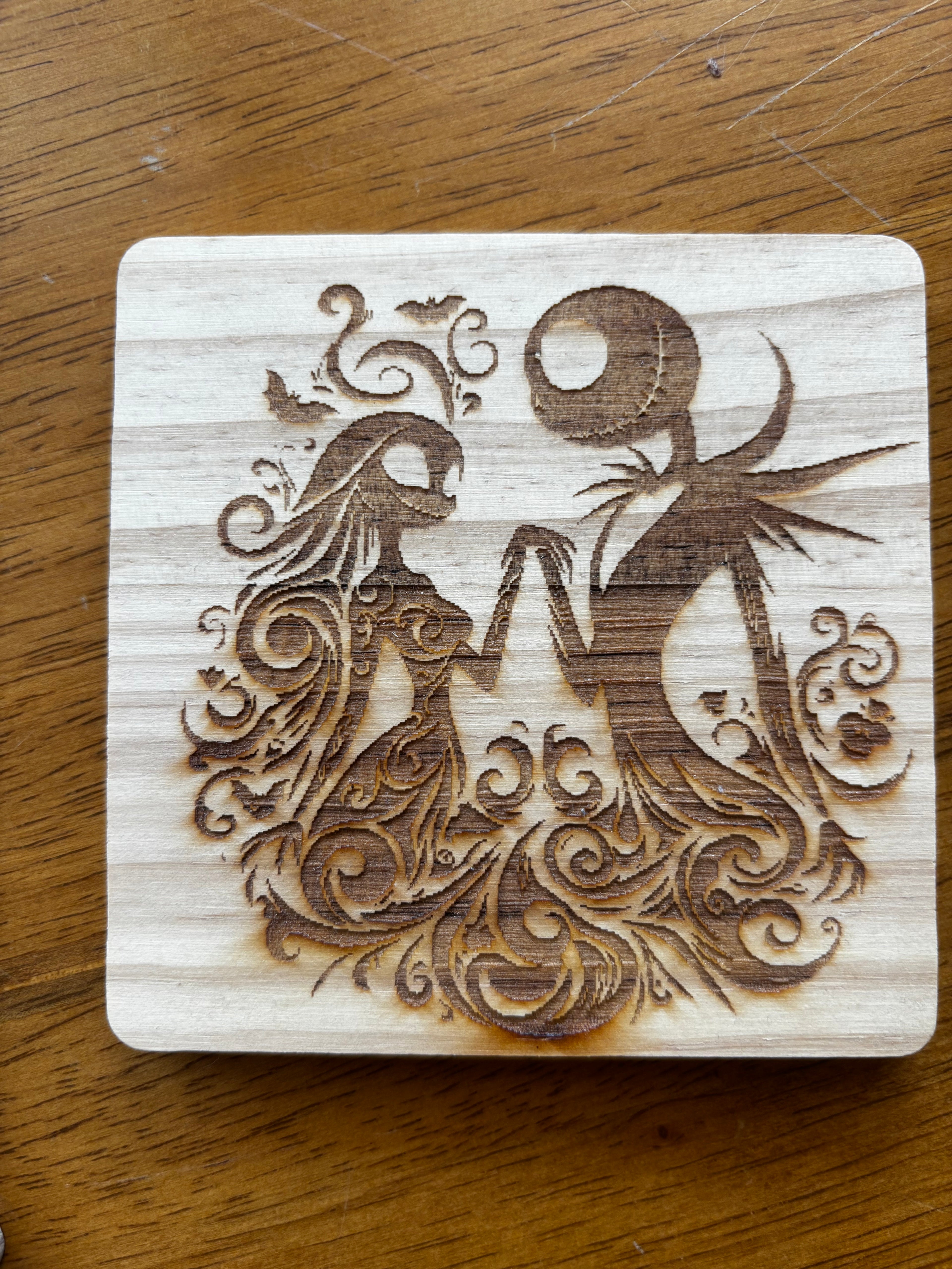 Nightmare Before Christmas Wood Magnet Set